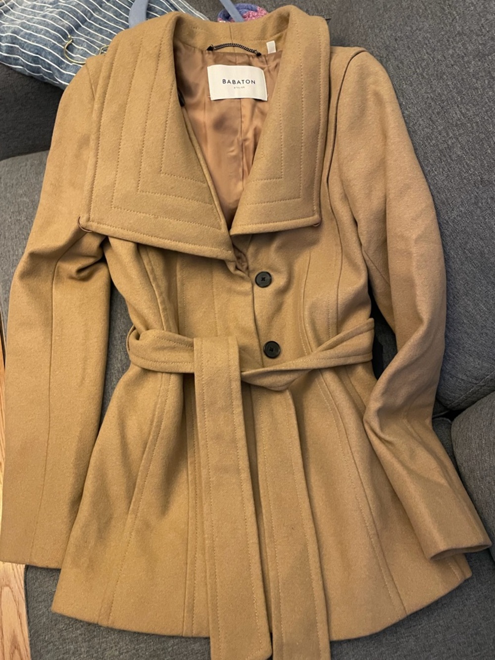 Aritzia Babaton Camel Coat (XXS)